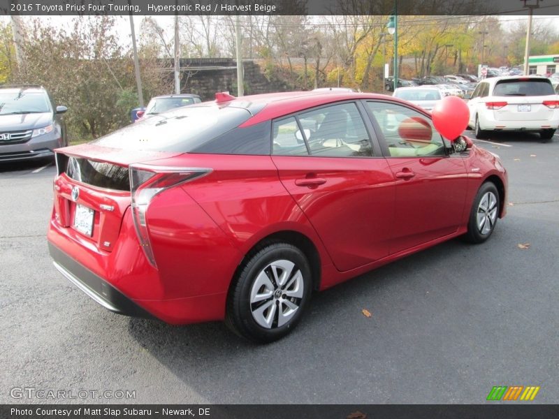 Hypersonic Red / Harvest Beige 2016 Toyota Prius Four Touring