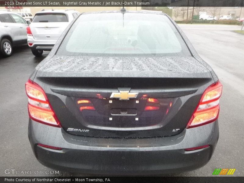 Nightfall Gray Metallic / Jet Black/­Dark Titanium 2019 Chevrolet Sonic LT Sedan