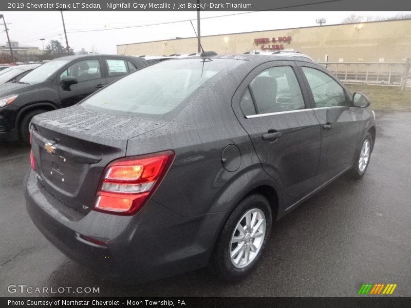 Nightfall Gray Metallic / Jet Black/­Dark Titanium 2019 Chevrolet Sonic LT Sedan