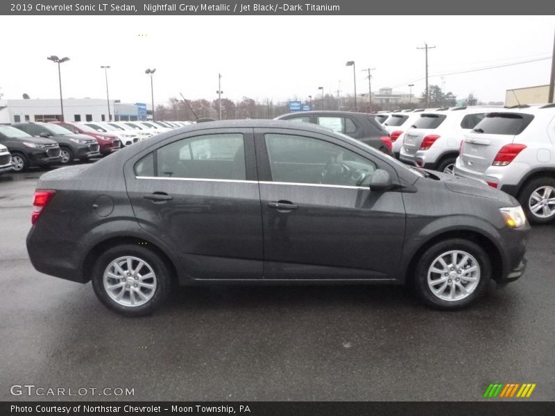 Nightfall Gray Metallic / Jet Black/­Dark Titanium 2019 Chevrolet Sonic LT Sedan