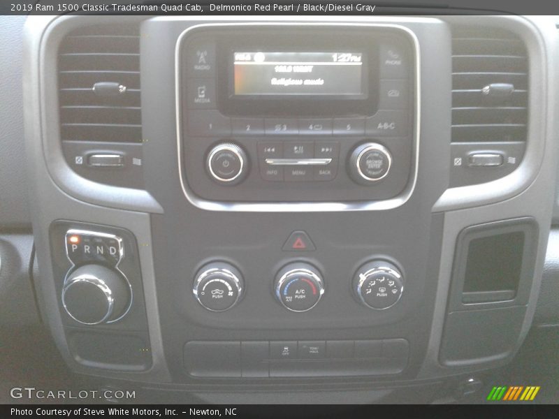 Delmonico Red Pearl / Black/Diesel Gray 2019 Ram 1500 Classic Tradesman Quad Cab