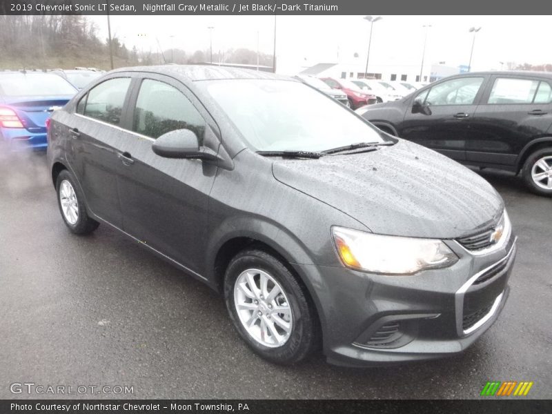 Nightfall Gray Metallic / Jet Black/­Dark Titanium 2019 Chevrolet Sonic LT Sedan