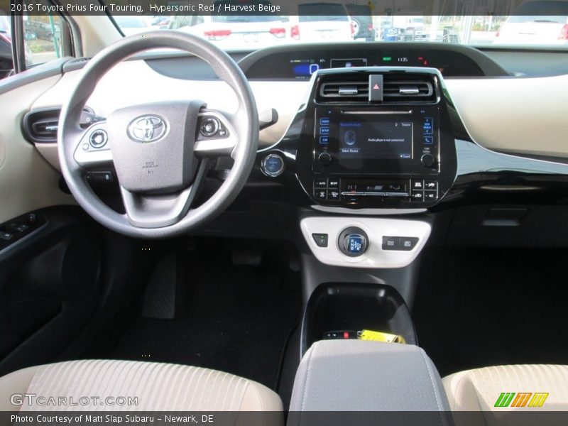 Hypersonic Red / Harvest Beige 2016 Toyota Prius Four Touring