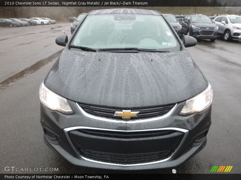 Nightfall Gray Metallic / Jet Black/­Dark Titanium 2019 Chevrolet Sonic LT Sedan