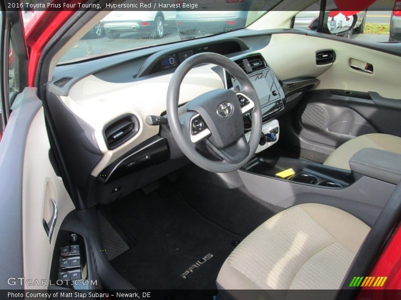 Hypersonic Red / Harvest Beige 2016 Toyota Prius Four Touring