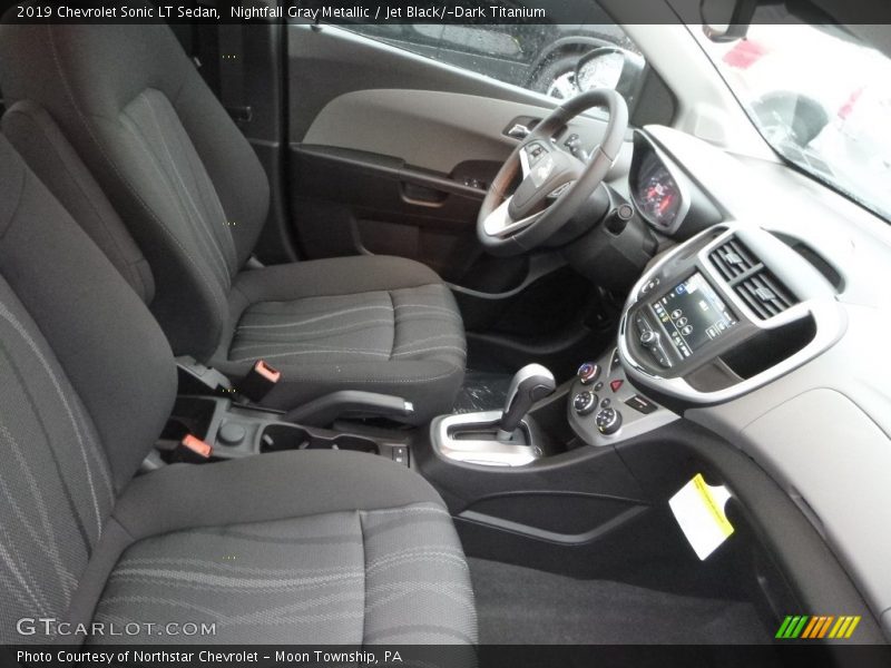 Nightfall Gray Metallic / Jet Black/­Dark Titanium 2019 Chevrolet Sonic LT Sedan