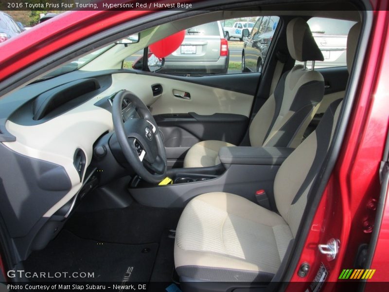Hypersonic Red / Harvest Beige 2016 Toyota Prius Four Touring