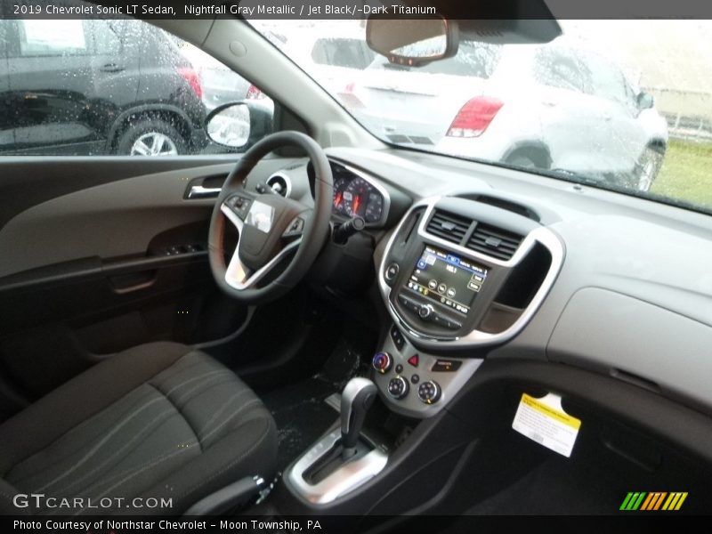 Nightfall Gray Metallic / Jet Black/­Dark Titanium 2019 Chevrolet Sonic LT Sedan