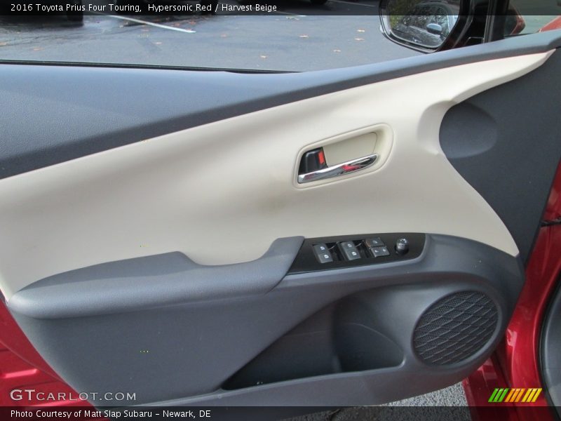 Hypersonic Red / Harvest Beige 2016 Toyota Prius Four Touring