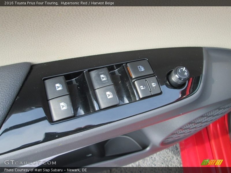 Hypersonic Red / Harvest Beige 2016 Toyota Prius Four Touring
