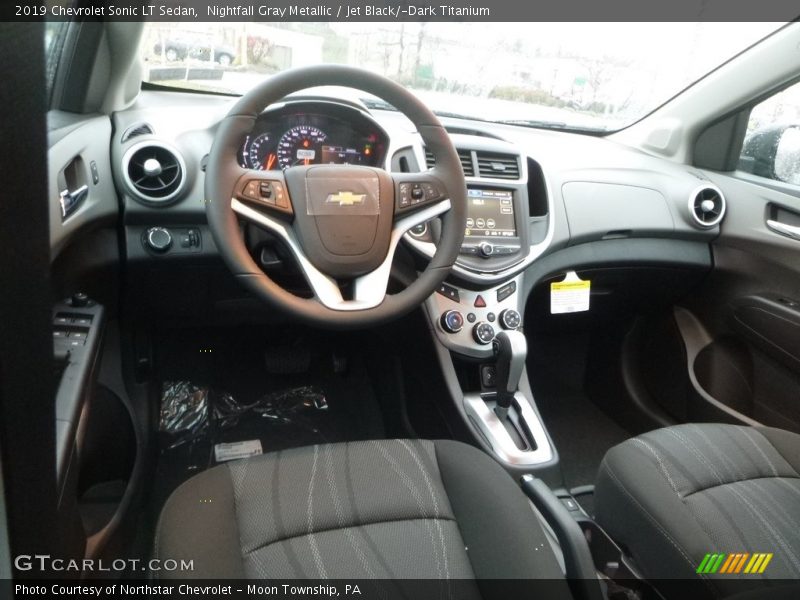 Nightfall Gray Metallic / Jet Black/­Dark Titanium 2019 Chevrolet Sonic LT Sedan
