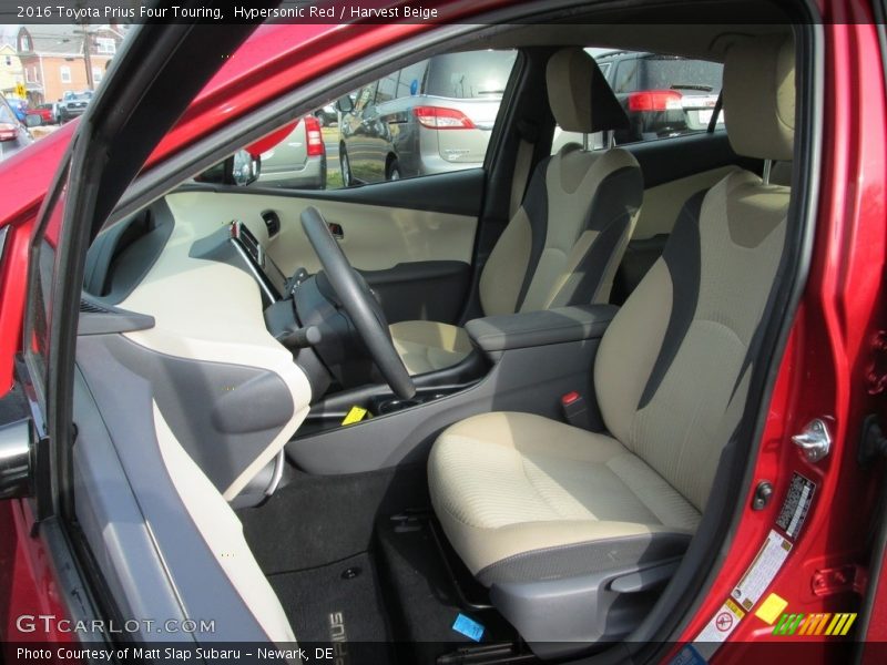 Hypersonic Red / Harvest Beige 2016 Toyota Prius Four Touring
