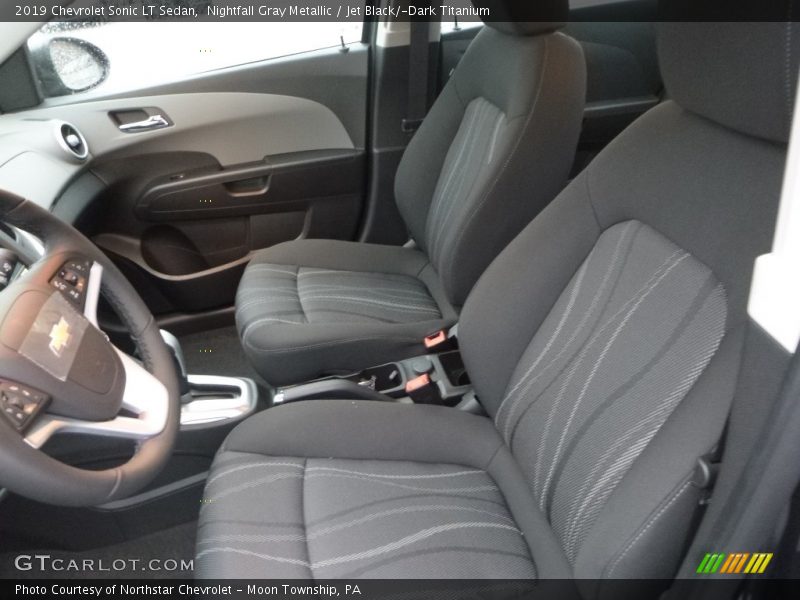 Nightfall Gray Metallic / Jet Black/­Dark Titanium 2019 Chevrolet Sonic LT Sedan