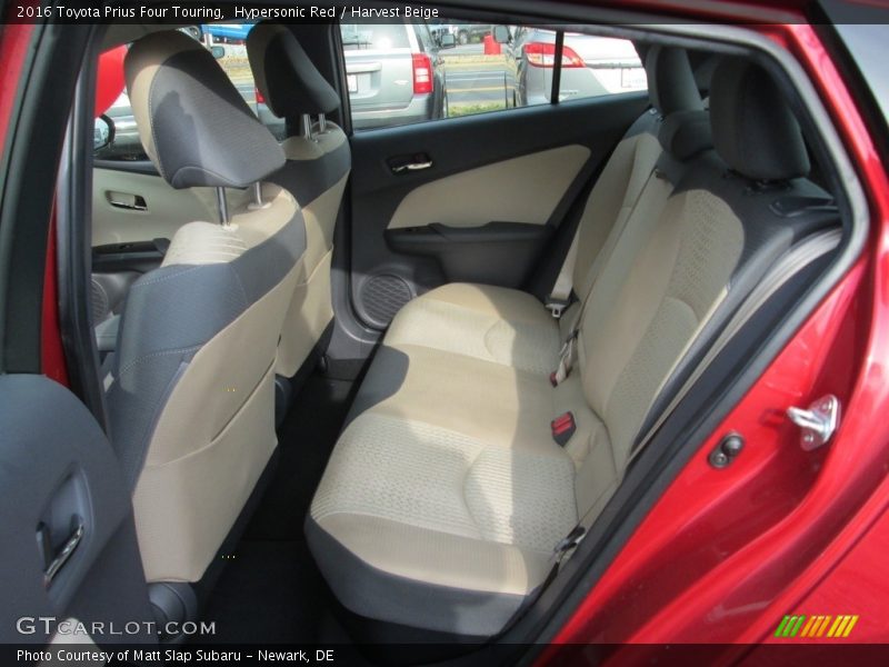 Hypersonic Red / Harvest Beige 2016 Toyota Prius Four Touring