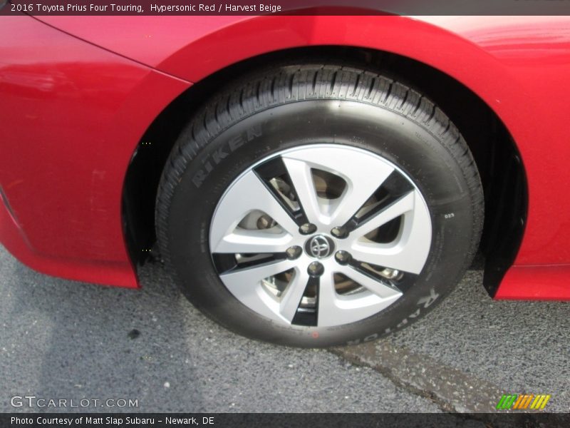 Hypersonic Red / Harvest Beige 2016 Toyota Prius Four Touring