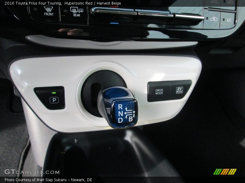 Hypersonic Red / Harvest Beige 2016 Toyota Prius Four Touring
