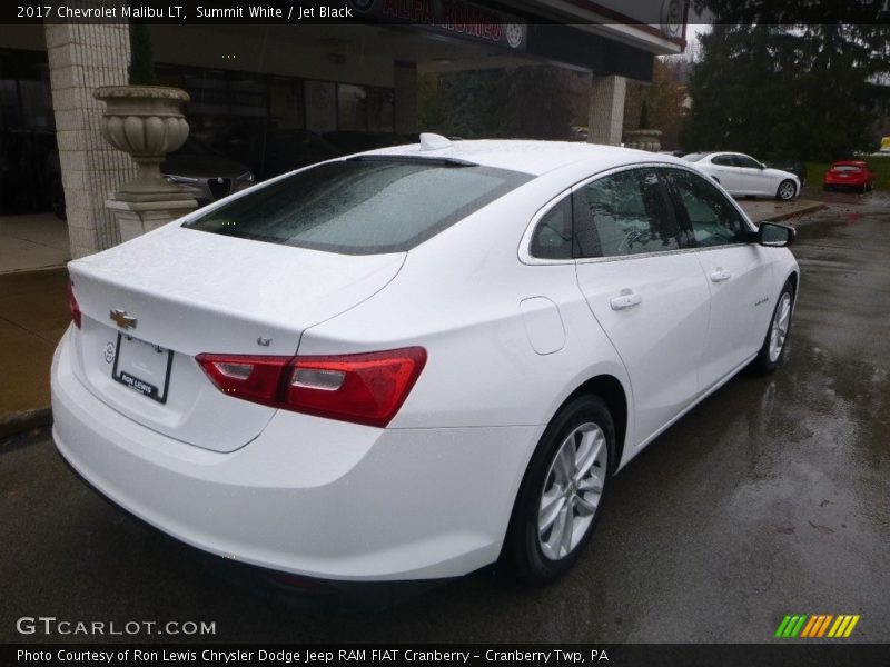 Summit White / Jet Black 2017 Chevrolet Malibu LT