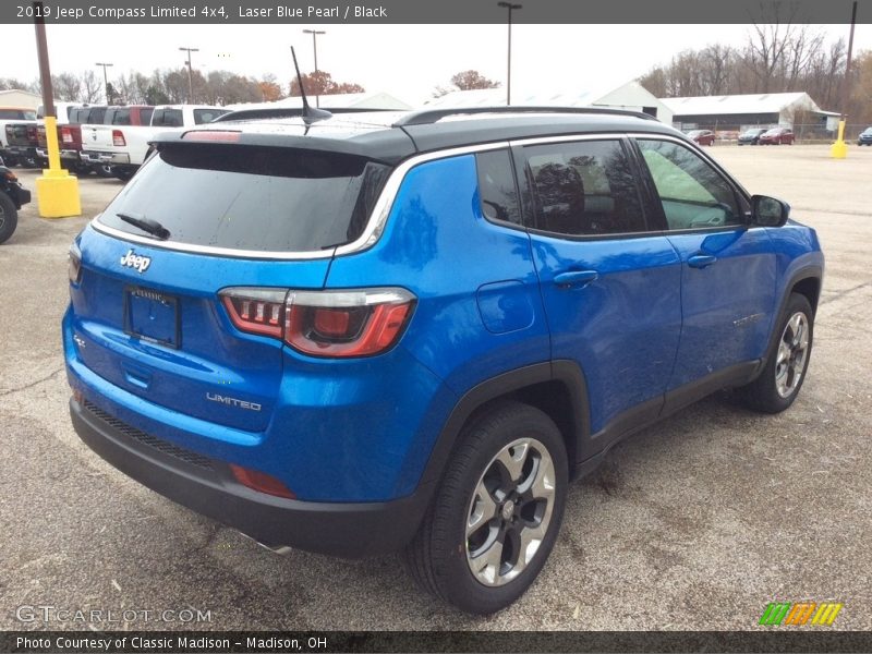 Laser Blue Pearl / Black 2019 Jeep Compass Limited 4x4