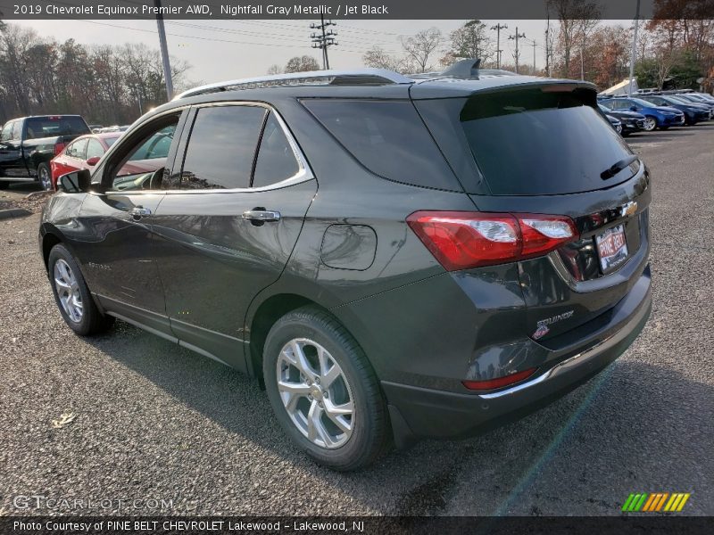 Nightfall Gray Metallic / Jet Black 2019 Chevrolet Equinox Premier AWD