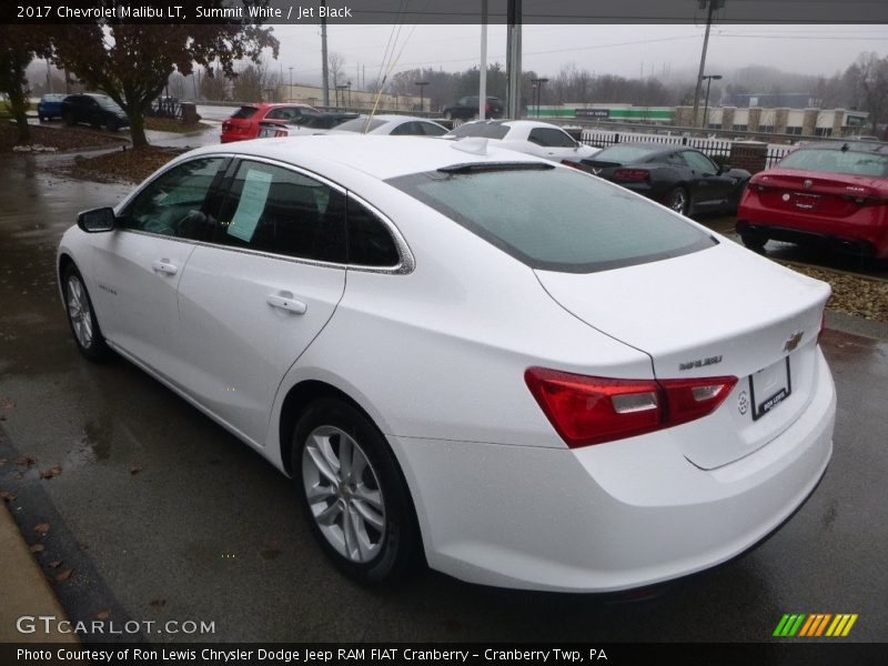 Summit White / Jet Black 2017 Chevrolet Malibu LT