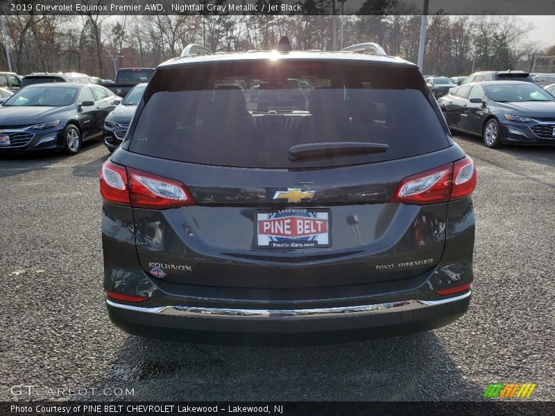 Nightfall Gray Metallic / Jet Black 2019 Chevrolet Equinox Premier AWD