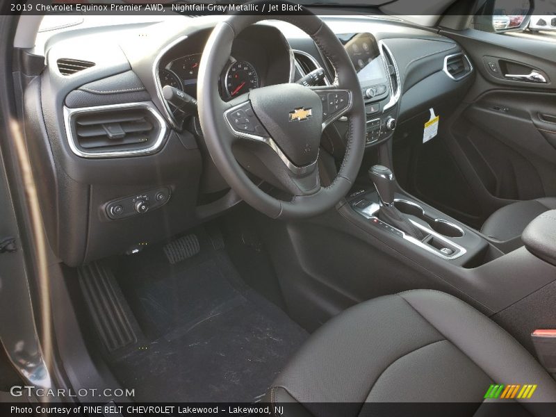 Nightfall Gray Metallic / Jet Black 2019 Chevrolet Equinox Premier AWD
