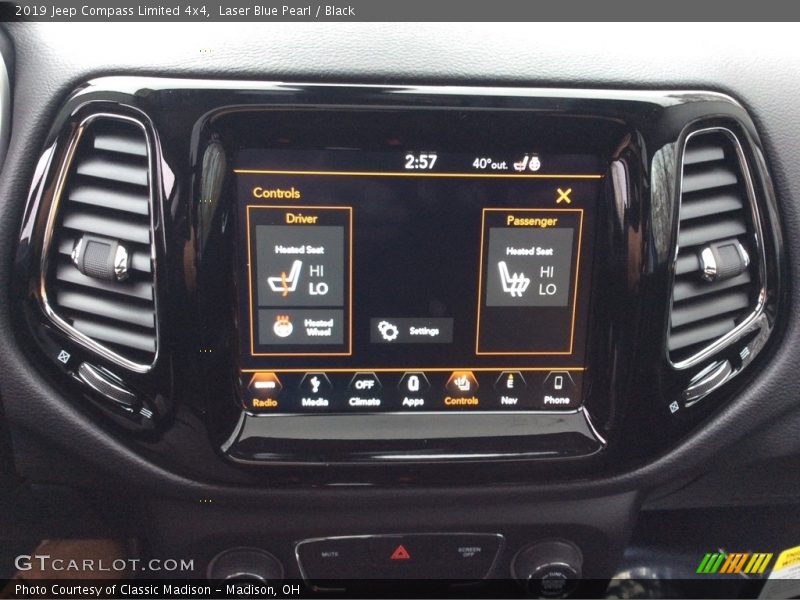 Controls of 2019 Compass Limited 4x4