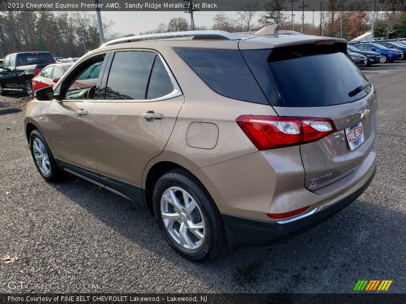 Sandy Ridge Metallic / Jet Black 2019 Chevrolet Equinox Premier AWD