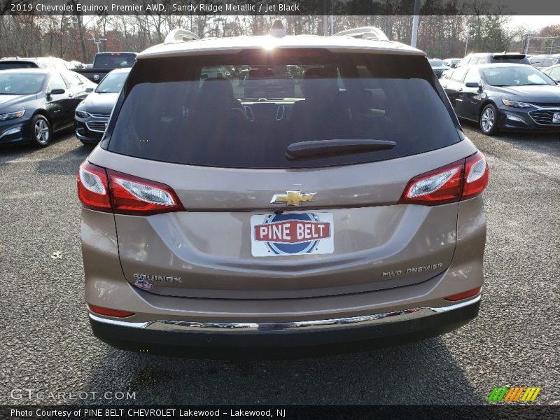 Sandy Ridge Metallic / Jet Black 2019 Chevrolet Equinox Premier AWD