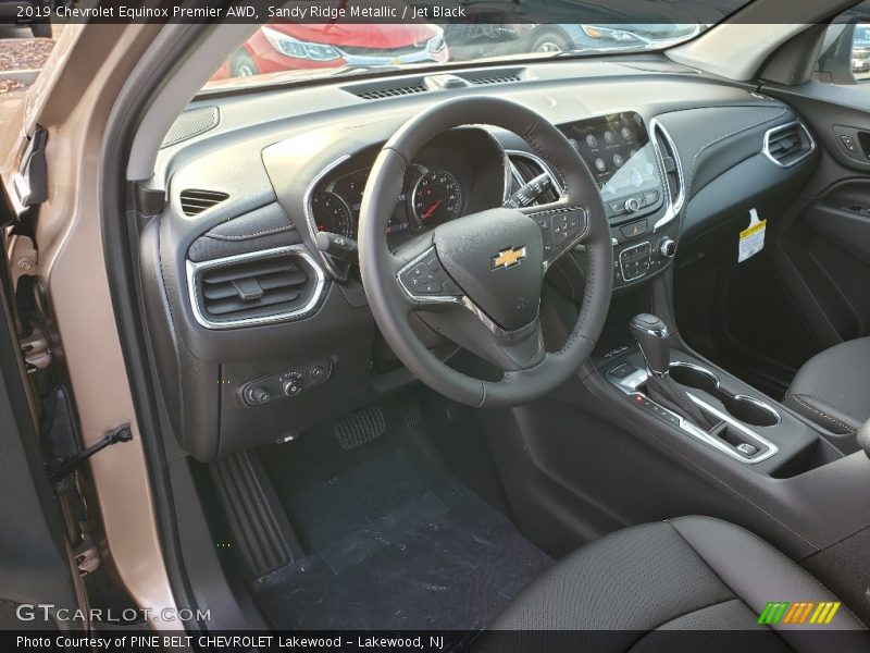 Sandy Ridge Metallic / Jet Black 2019 Chevrolet Equinox Premier AWD