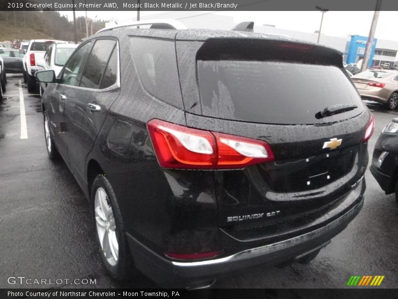 Mosaic Black Metallic / Jet Black/Brandy 2019 Chevrolet Equinox Premier AWD