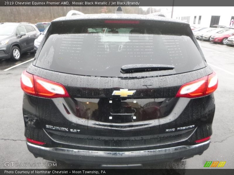 Mosaic Black Metallic / Jet Black/Brandy 2019 Chevrolet Equinox Premier AWD