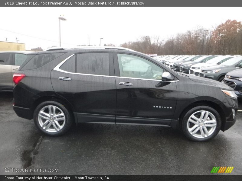 Mosaic Black Metallic / Jet Black/Brandy 2019 Chevrolet Equinox Premier AWD