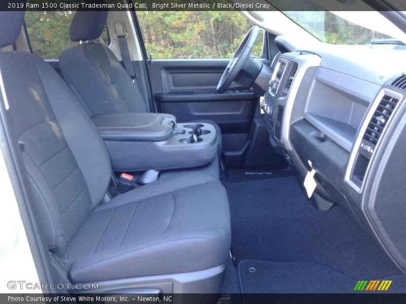 Bright Silver Metallic / Black/Diesel Gray 2019 Ram 1500 Classic Tradesman Quad Cab