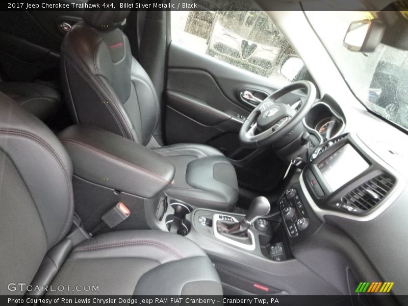 Billet Silver Metallic / Black 2017 Jeep Cherokee Trailhawk 4x4