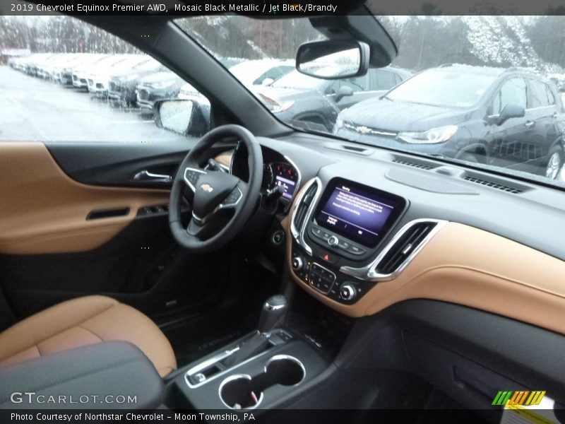 Mosaic Black Metallic / Jet Black/Brandy 2019 Chevrolet Equinox Premier AWD