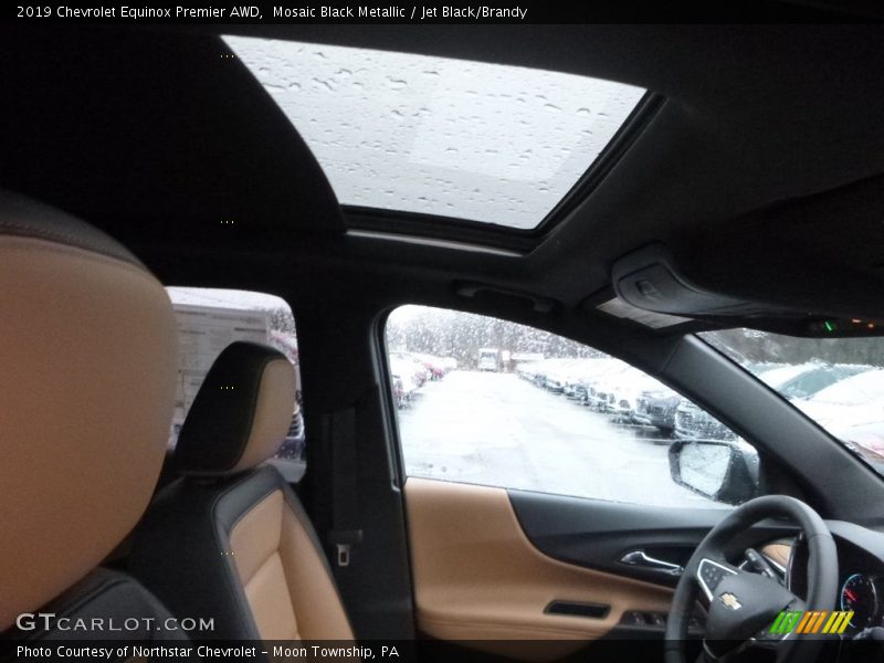 Mosaic Black Metallic / Jet Black/Brandy 2019 Chevrolet Equinox Premier AWD