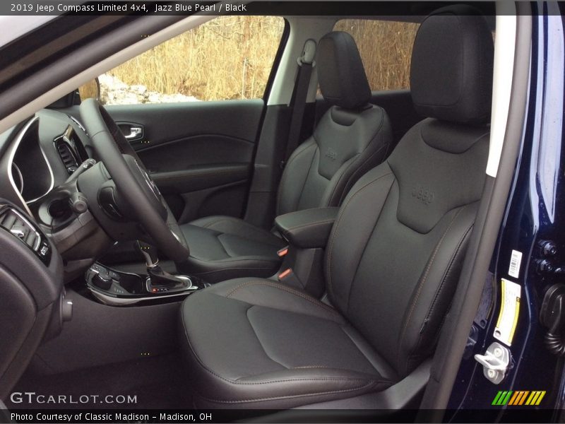 Front Seat of 2019 Compass Limited 4x4