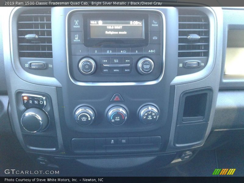 Bright Silver Metallic / Black/Diesel Gray 2019 Ram 1500 Classic Tradesman Quad Cab