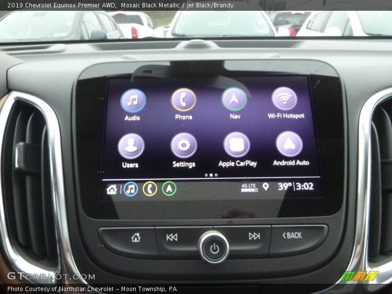 Mosaic Black Metallic / Jet Black/Brandy 2019 Chevrolet Equinox Premier AWD
