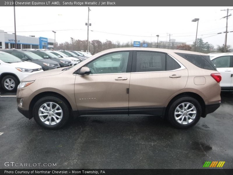 Sandy Ridge Metallic / Jet Black 2019 Chevrolet Equinox LT AWD