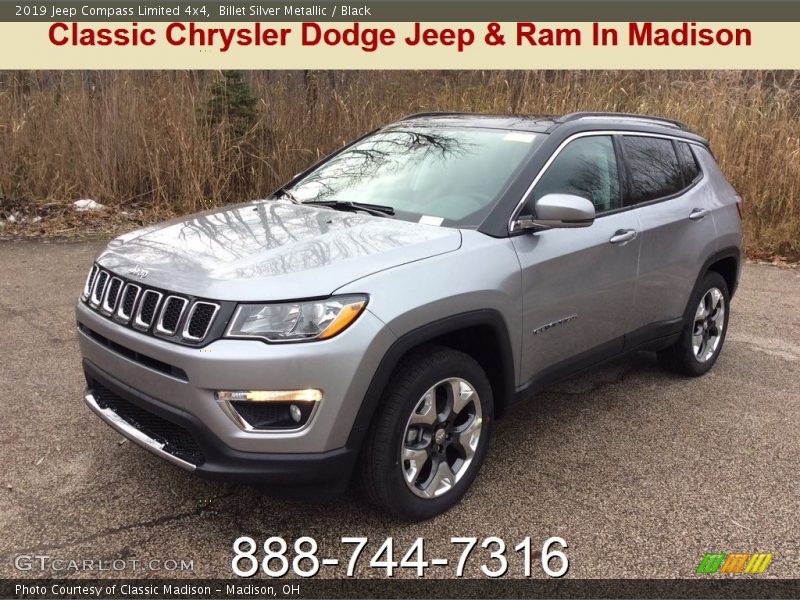 Billet Silver Metallic / Black 2019 Jeep Compass Limited 4x4