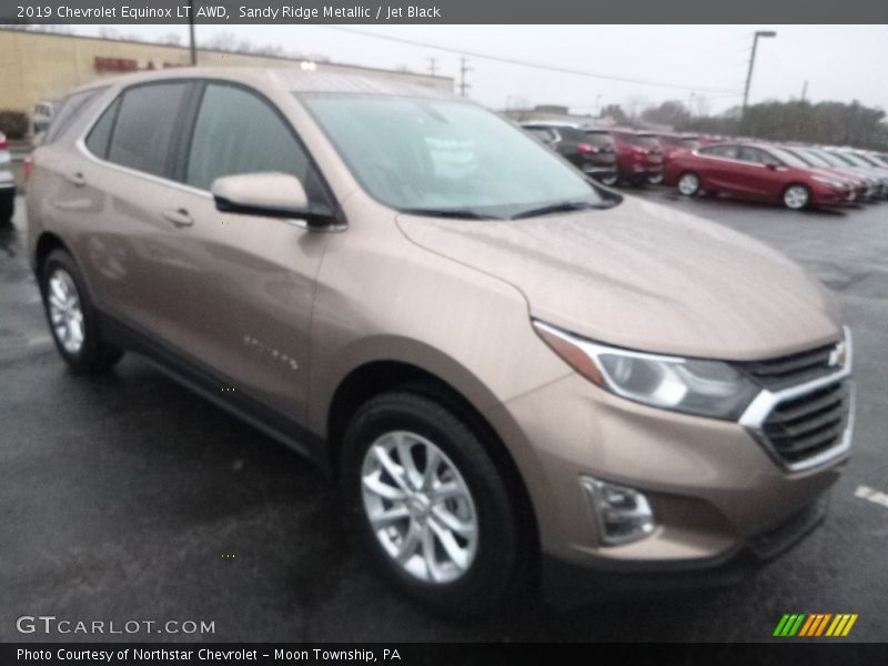 Sandy Ridge Metallic / Jet Black 2019 Chevrolet Equinox LT AWD