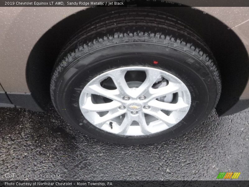 Sandy Ridge Metallic / Jet Black 2019 Chevrolet Equinox LT AWD