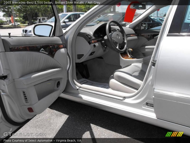 Brilliant Silver Metallic / Ash Grey 2003 Mercedes-Benz E 500 Sedan