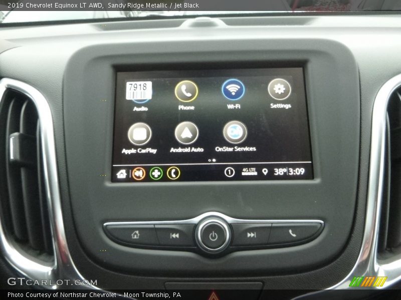 Sandy Ridge Metallic / Jet Black 2019 Chevrolet Equinox LT AWD