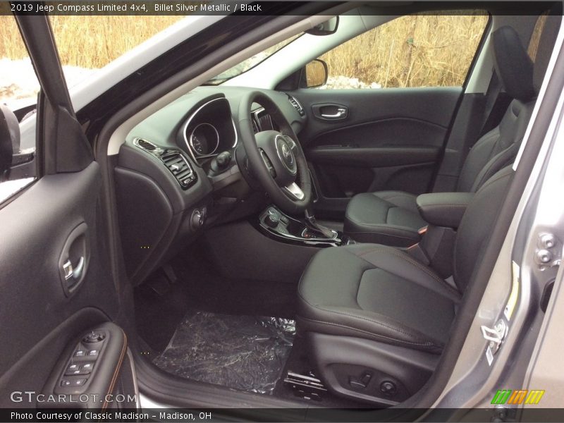 Front Seat of 2019 Compass Limited 4x4