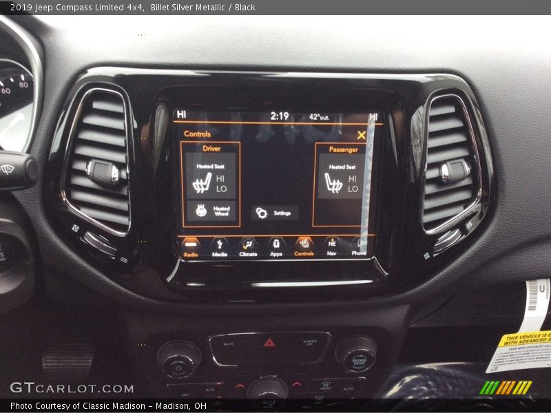 Controls of 2019 Compass Limited 4x4