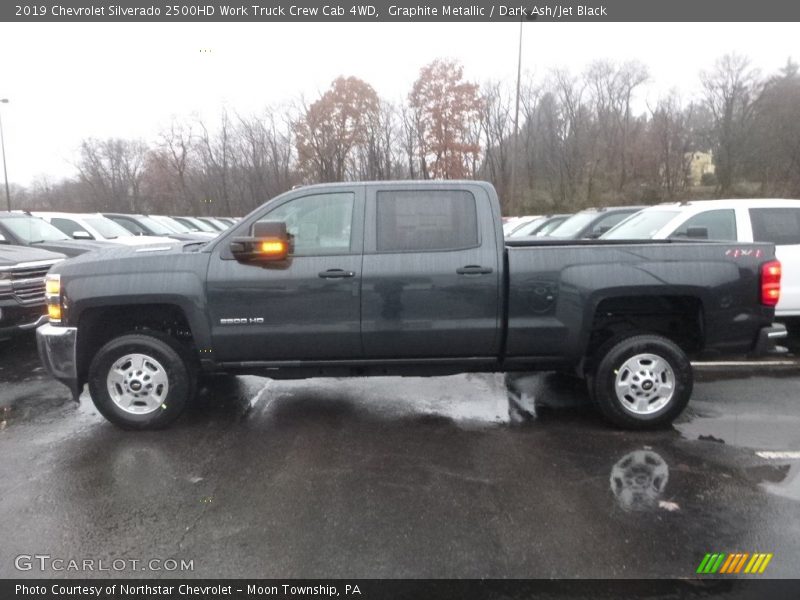 Graphite Metallic / Dark Ash/Jet Black 2019 Chevrolet Silverado 2500HD Work Truck Crew Cab 4WD