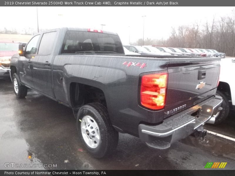 Graphite Metallic / Dark Ash/Jet Black 2019 Chevrolet Silverado 2500HD Work Truck Crew Cab 4WD
